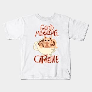 Good Morning Cat•Feine V16 Kids T-Shirt